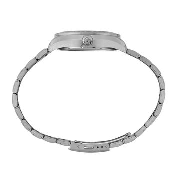 Relógio Masculino Aço Visor Metalizado Prata - imagem 3 de 5